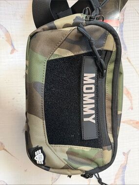 TBG Camo Daiper Belt Bag - Green Camouflage Fanny Pack